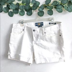 Lucky Brand White Denim Shorts